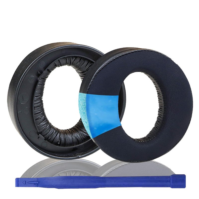 Adhiper Pulse 3D Earpads Cushions Replacement for Sony PlayStation 5 Pulse 3D PS5 Headset,PS5 Cooling Gel Ear Pads Replacement Ear Cushions,Ear Cups Accessories with Noise Isolation Foam(Black) - Image 1