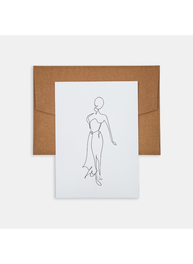 PK Design Mini Poster Line Drawings Figure 1 - Image 1