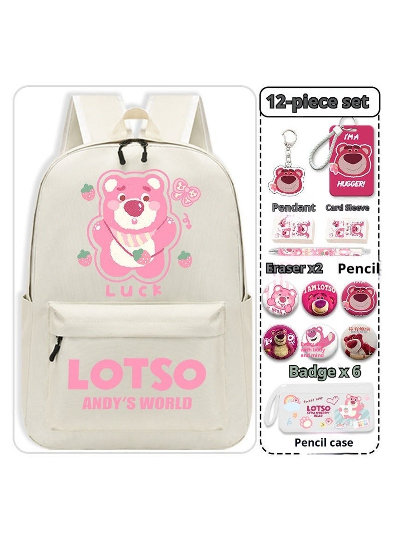 general طقم حقيبة ظهر لوتسو الكرتوني من 13 قطعة - Image 1