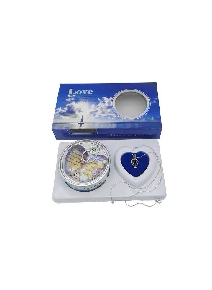 maya accessories Pearl Kit, Pearl Kit Box Pearl in Oyster, DIY Creative Necklace Jewelry Gift Set, Fashion Creations Kit with Pendant Necklace Durable for Women Girls, bamboo  - Image 2