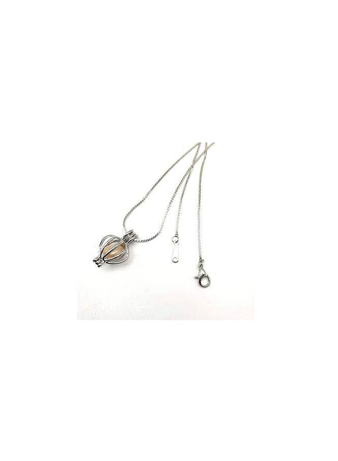 maya accessories Pearl Kit, Pearl Kit Box Pearl in Oyster, DIY Creative Necklace Jewelry Gift Set, Fashion Creations Kit with Pendant Necklace Durable for Women Girls, bamboo  - Image 3