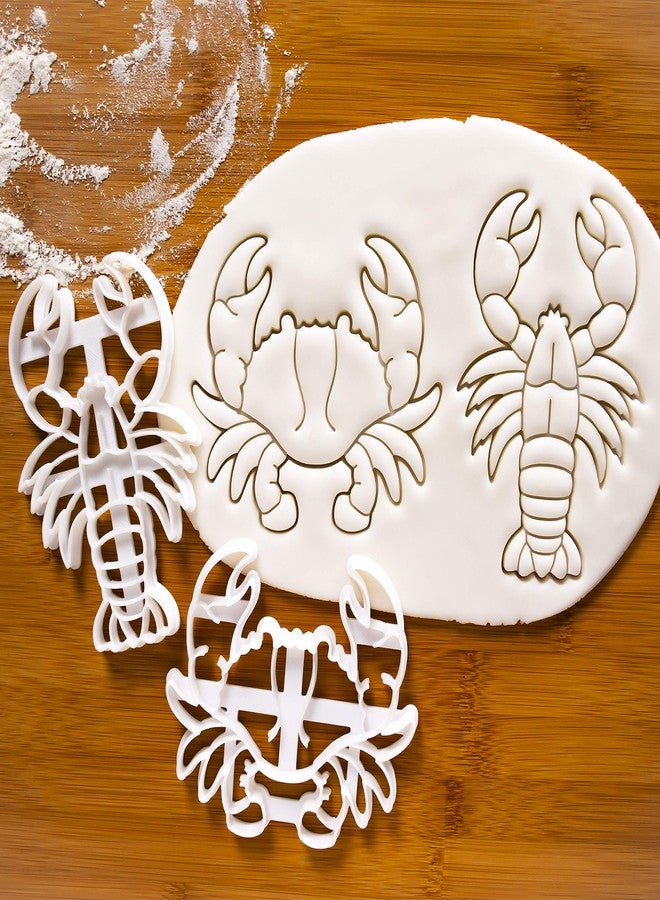 Bakerlogy Set of 2 Crustacean cookie cutters (Designs: Crab and Lobster), 2 pieces - Bakerlogy - Image 2