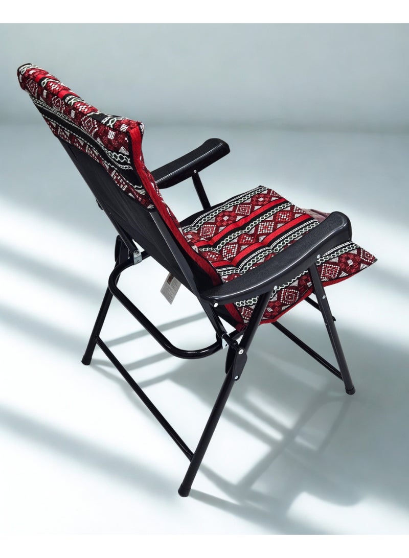 SMART HOME Folding sadu chair with armrest, picnic chair, sports chair, outdoor chair and garden chair - Image 5