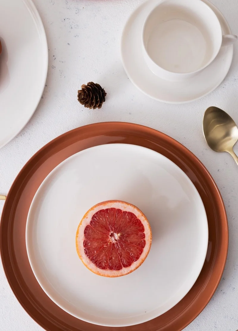 ذا ميا Cotta Limoges Cake Plate White 21 cm