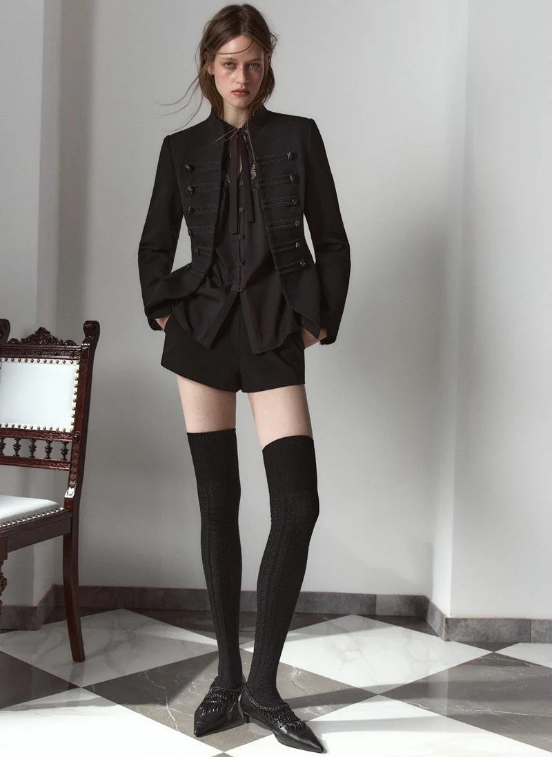 Lichi  Fitted hussar-style jacket with a hidden fastening for Women | Best Price UAE