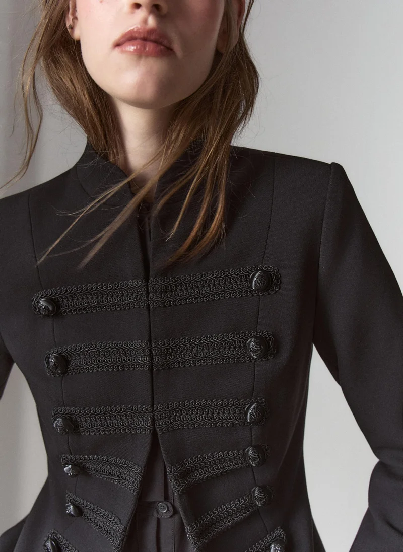 Lichi  Fitted hussar-style jacket with a hidden fastening for Women | Best Price UAE