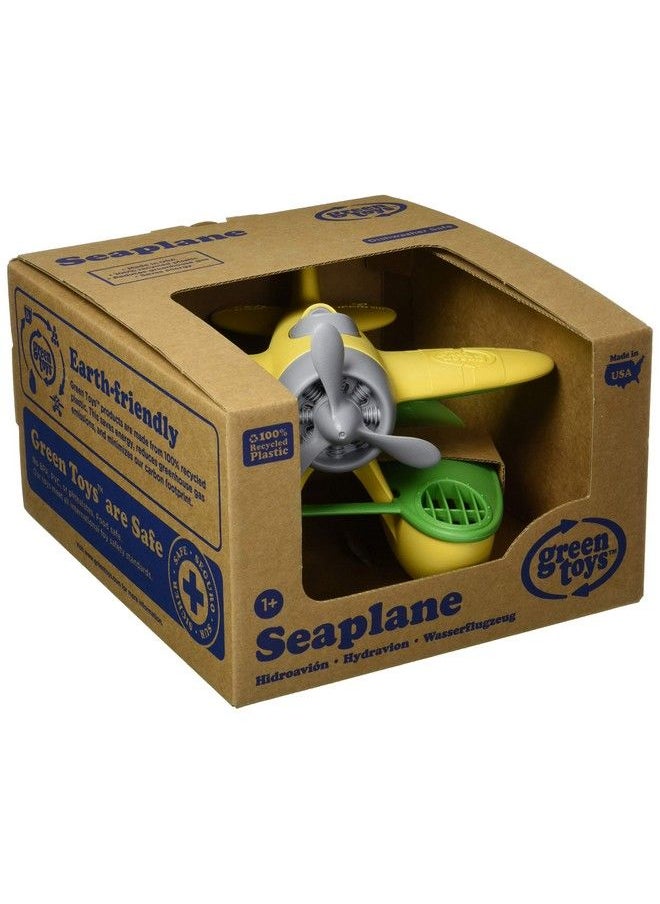 Green Toys - Seaplane Yellow/Green Cb Pretend Play Motor Skills Kids Bath Toy Floating Vehicle. No Bpa Phthalates Pvc. Dishwasher Safe Recycled Plastic Made In Usa. - Image 1