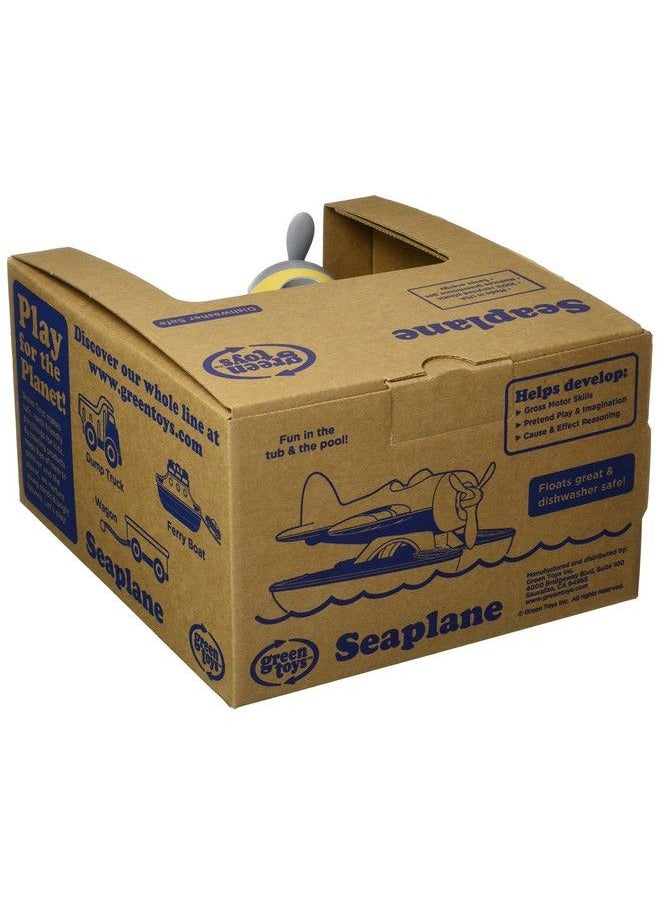 Green Toys - Seaplane Yellow/Green Cb Pretend Play Motor Skills Kids Bath Toy Floating Vehicle. No Bpa Phthalates Pvc. Dishwasher Safe Recycled Plastic Made In Usa. - Image 1