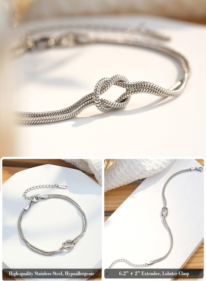 Tarsus 21st Birthday Decorations Gifts for Her Love Knot Bracelet Happy 21 Year Old 21st Birthday Gifts for Her Female Women - Image 4