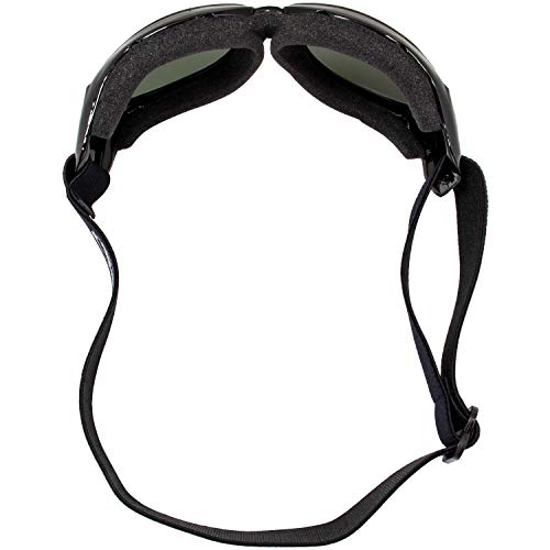 Global Vision Eliminator Dirt Bike Padded Motorcycle Riding Goggles for Men and Women (Black Frame/Smoke Lens) (Black Frame/Smoke Lens) - Image 4