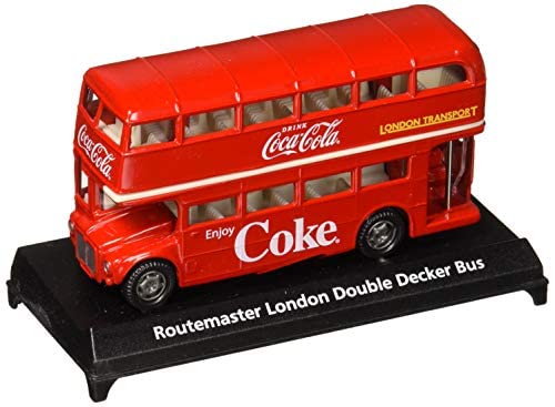 Coca-Cola 1/64 Routemaster London Double Decker Bus - Image 4