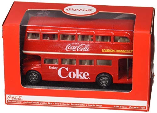 Coca-Cola 1/64 Routemaster London Double Decker Bus - Image 3