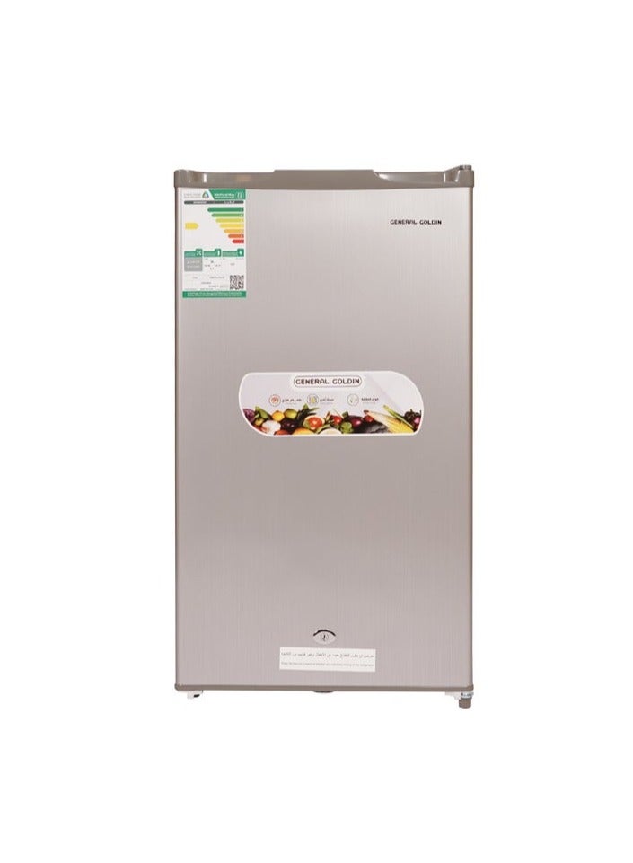 General Goldin 90 Lt 3.18 CuFt Refrigerator, Less Noise, Led Light, Silver - Image 1