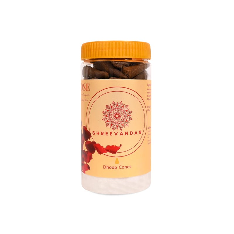 ShreeVandan Natural Dhoop Cones Handcrafted LongLasting Fragrance for Pooja Meditation Relaxation Pack of 70 Cones 100 GMS - Image 1