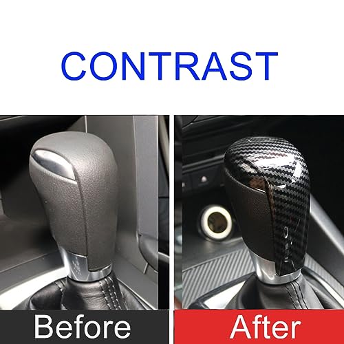 AOKIO Interior Center Console Gear Shift Knob Cover Gear Panel Cap Trim for Mazda CX5 Accessories 2017-2025 Mazda 3 Accessories 2014-2019 (Not for 2020+ Model and CX-30) - Image 4