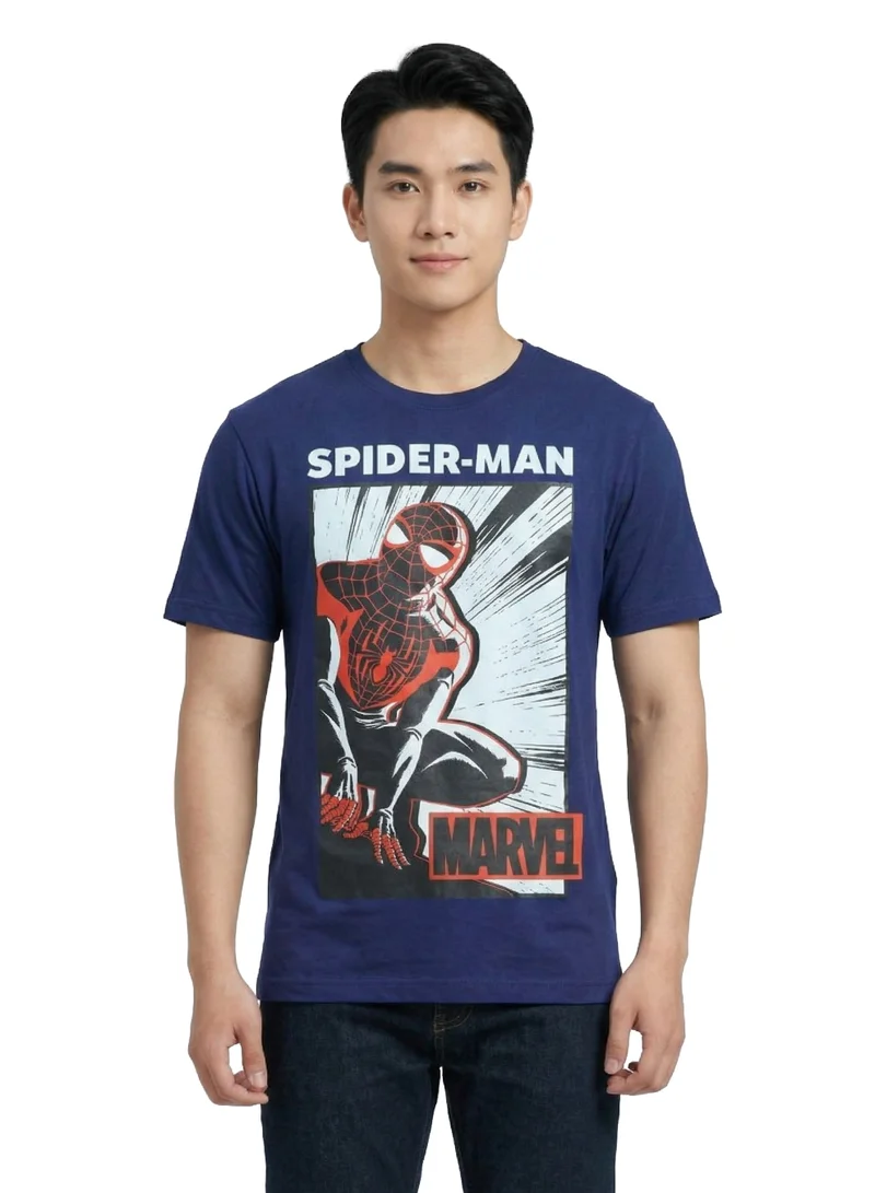 مارفل Marvel Men’s Spider-Man and Iron Man Graphic T-Shirt Pack of 2 – Short-Sleeve Crew-Neck Superhero Casual Top