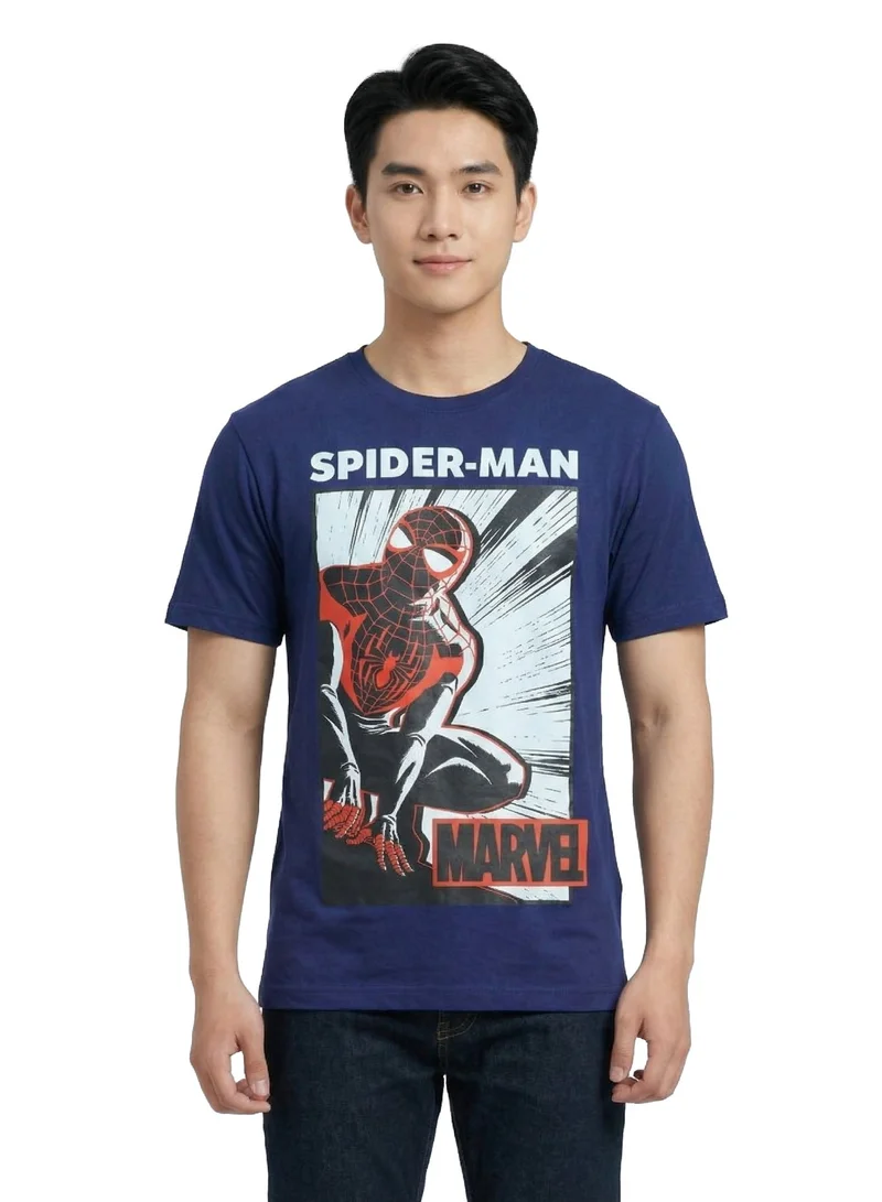 Marvel Marvel Men’s Spider-Man and Iron Man Graphic T-Shirt Pack of 2 – Short-Sleeve Crew-Neck Superhero Casual Top