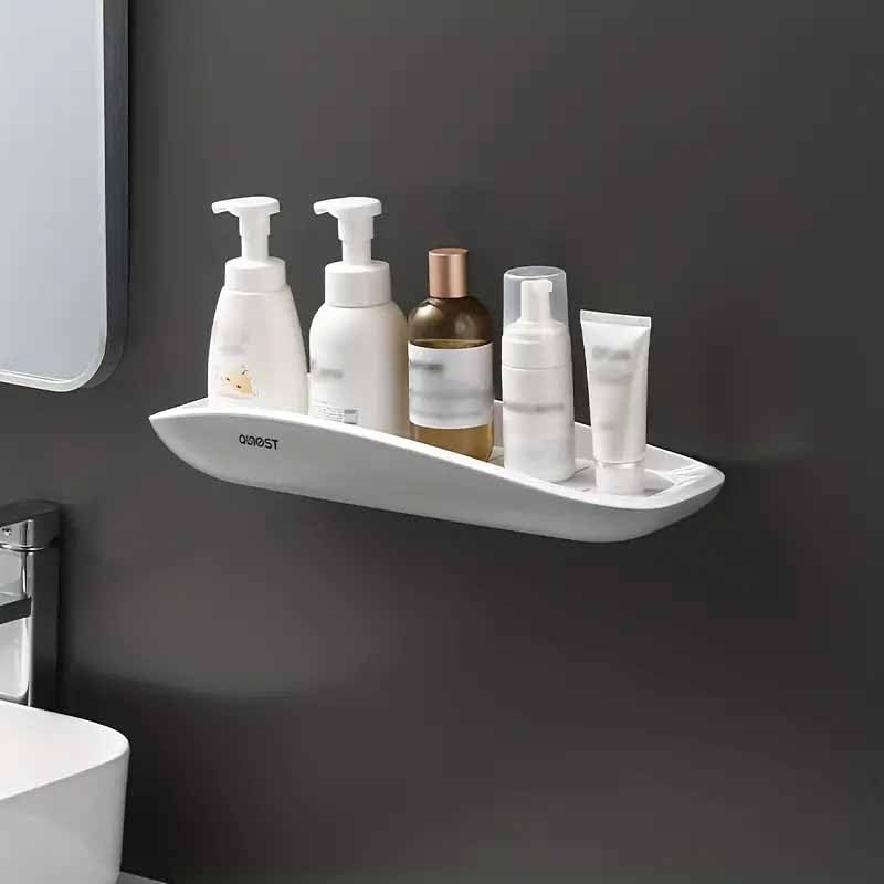 SKOFRI Bathroom Shelf Towel Rack for Bathroom Bathroom Supplies Storage and Organizer Rack Cosmetic Storage Shelves WallMounted Corner Rack for Kitchen Bathroom AccessoriesWithout Bar