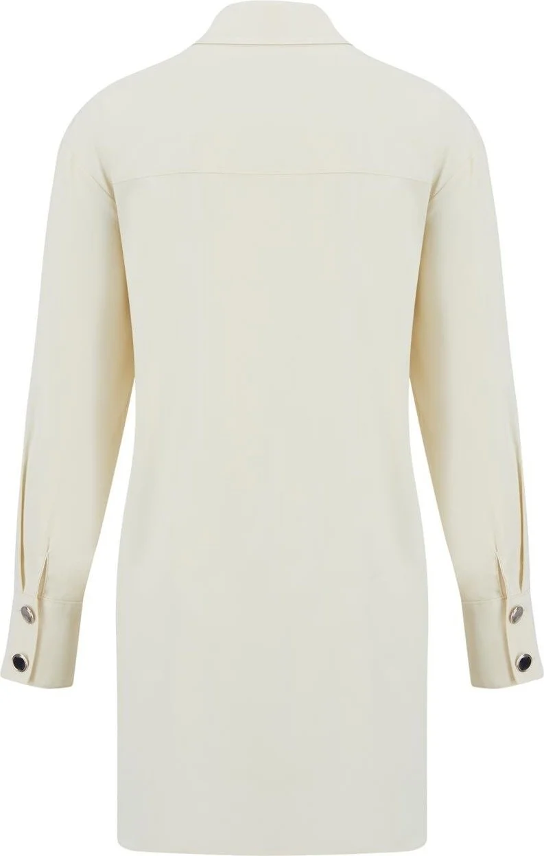ARMINE Bow Natural Fabric Tunic 24K4300 Moonstone