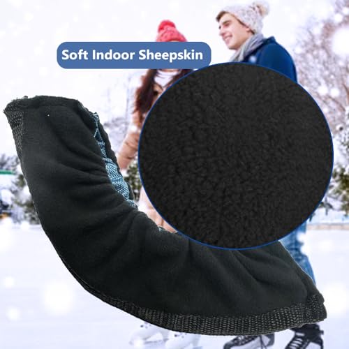 LODMOD Skate Guards Blade Covers - Ice Skating Soakers Cover Blades Protector for Hockey, Figure, Short Track Speed Skating, Curling Competition, 2 Pcs, L-Audlt - Image 4