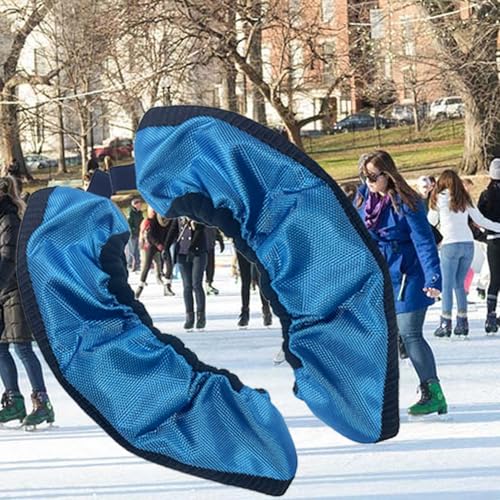 LODMOD Skate Guards Blade Covers - Ice Skating Soakers Cover Blades Protector for Hockey, Figure, Short Track Speed Skating, Curling Competition, 2 Pcs, L-Audlt - Image 5