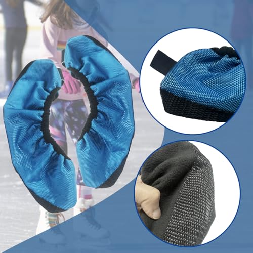 LODMOD Skate Guards Blade Covers - Ice Skating Soakers Cover Blades Protector for Hockey, Figure, Short Track Speed Skating, Curling Competition, 2 Pcs, L-Audlt - Image 3
