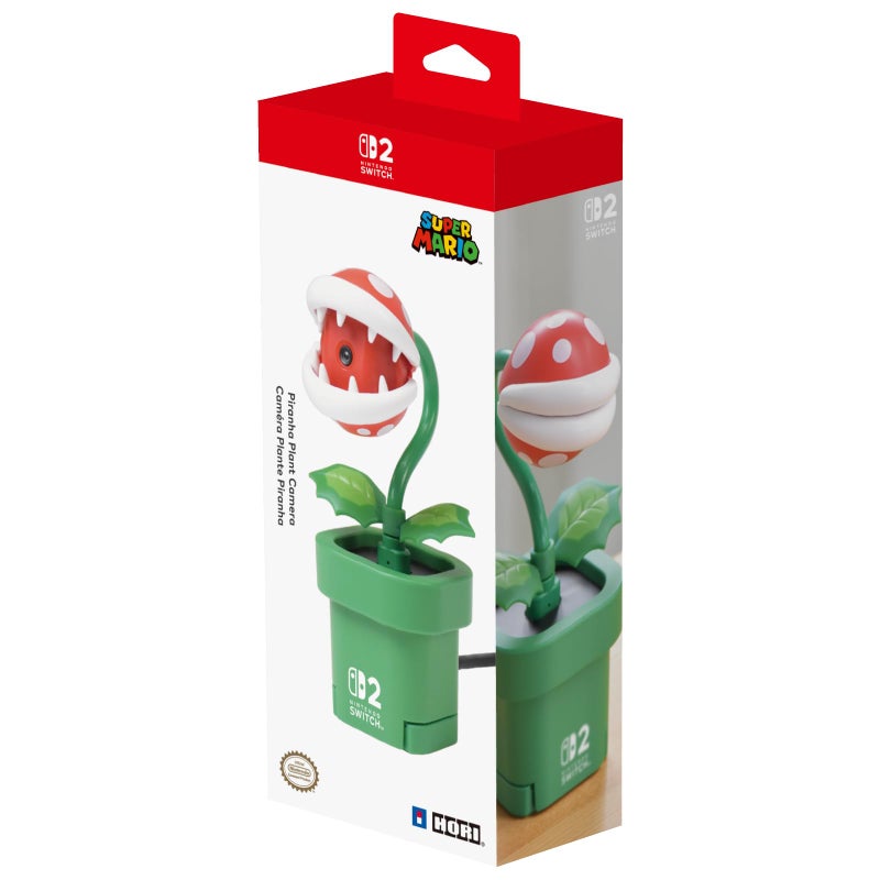 Hori Piranha Plant Camera for Nintendo Switch 2- Officially Licensed by Nintendo - Image 1