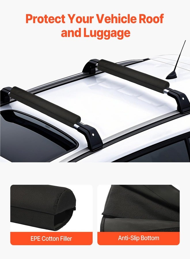 VEVOR Inflatable Soft Roof Rack Bars, 37.6-Inch Universal Car Roof Rack Pads, 88LBS Loading Luggage Kayak Carrier with 2 Tie-Down Straps & Ropes, Hand Air Pump, Storage Bag for Canoes Surfboards SUPs - Image 5