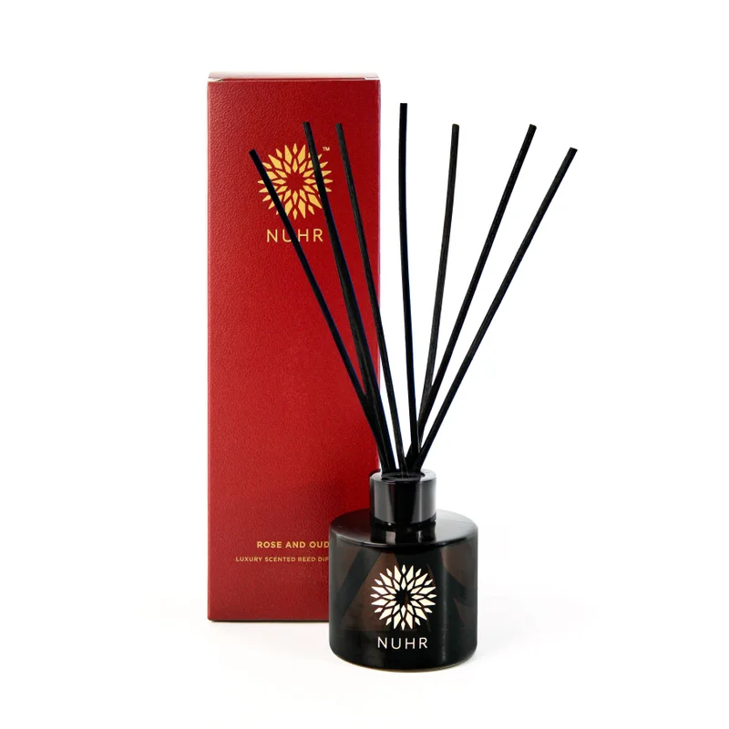 يسكن Nuhr Rose And Oud Diffuser