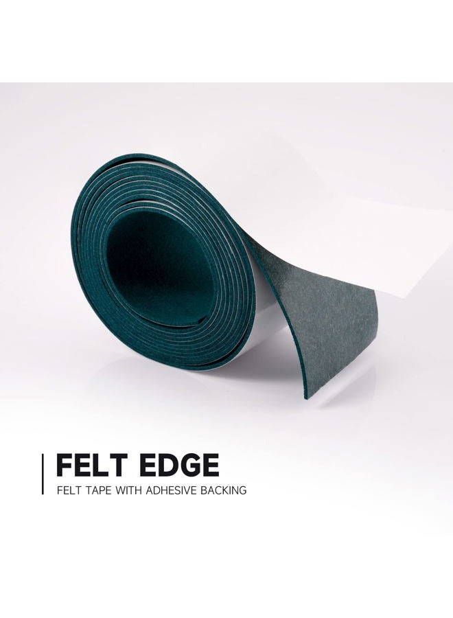 FOSHIO Micro Fiber Felt for Squeegee Edge Wrapping 2 Meters Length - Dark Green Suede Felt to Cover The Edges of Hard Card Squeegees - Image 4