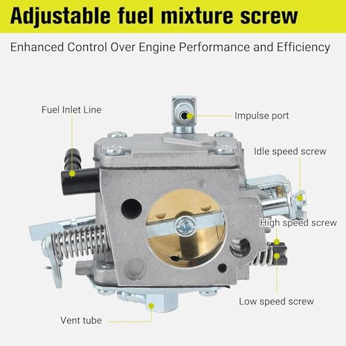 Butom TS400 Carburetor Maintenance Kit for Sthil TS 400 TS400 Concrete Cut-Off Saw Tillotson HS-274E with Air Filter Fuel Line Spark Plug Replace 4223 120 0600 - Image 4