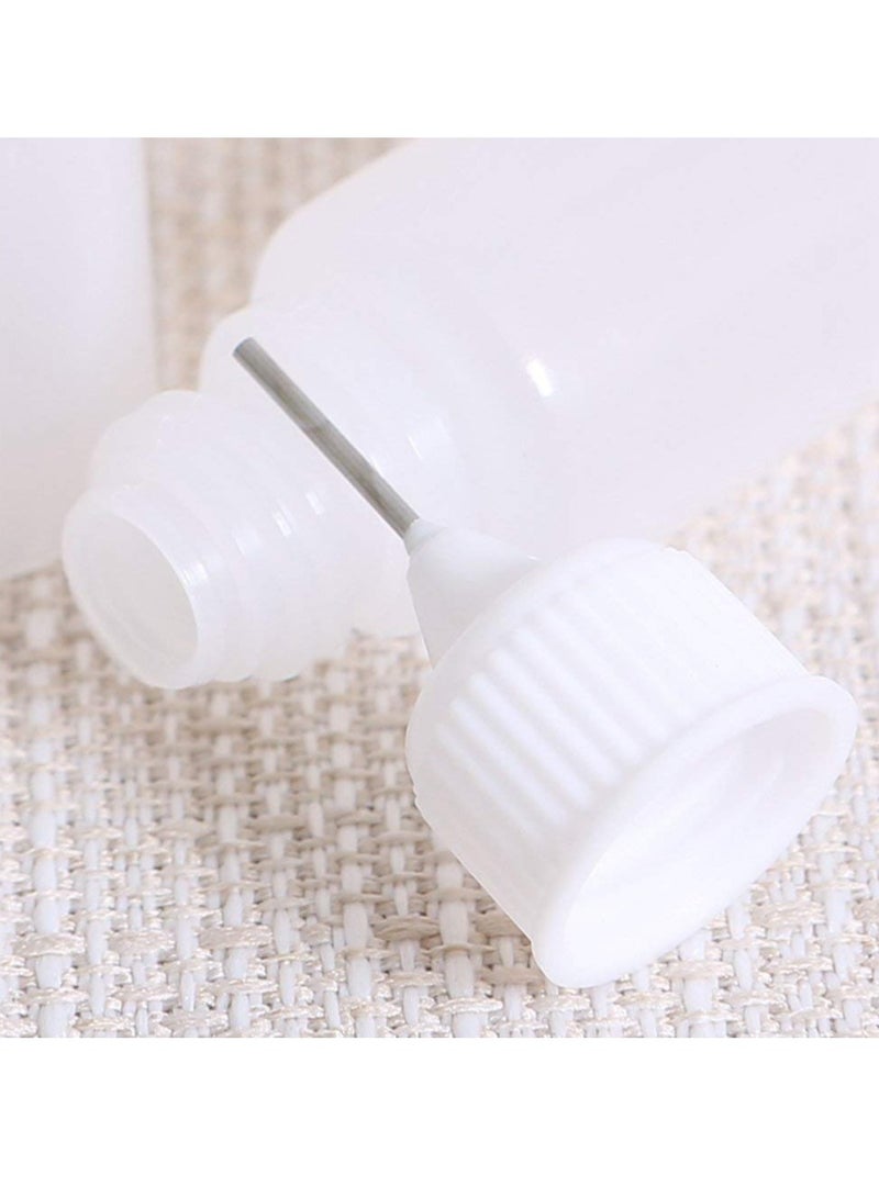 10 قطع 10 مل زجاجة تطبيق طرف إبرة دقيقة زجاجة تطبيق الغراء أداة لف الورق DIY زجاجة دقيقة زجاجة إبرة زجاجة ضغط - Image 3