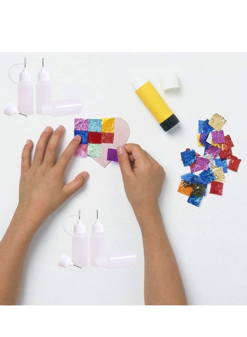 10 قطع 10 مل زجاجة تطبيق طرف إبرة دقيقة زجاجة تطبيق الغراء أداة لف الورق DIY زجاجة دقيقة زجاجة إبرة زجاجة ضغط - Image 5