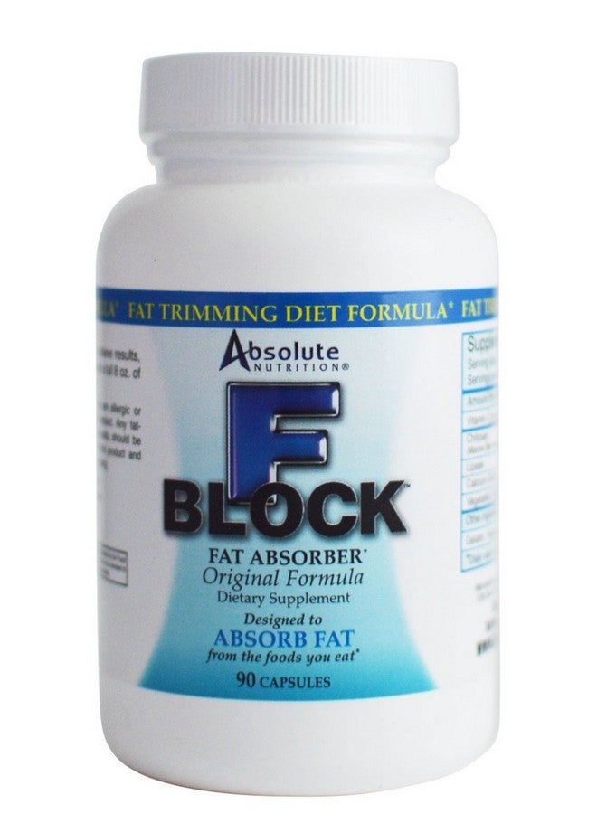 Absolute Nutrition Fblock Xtra Fat Absorber Diet Formula 90 Capsules - Image 2