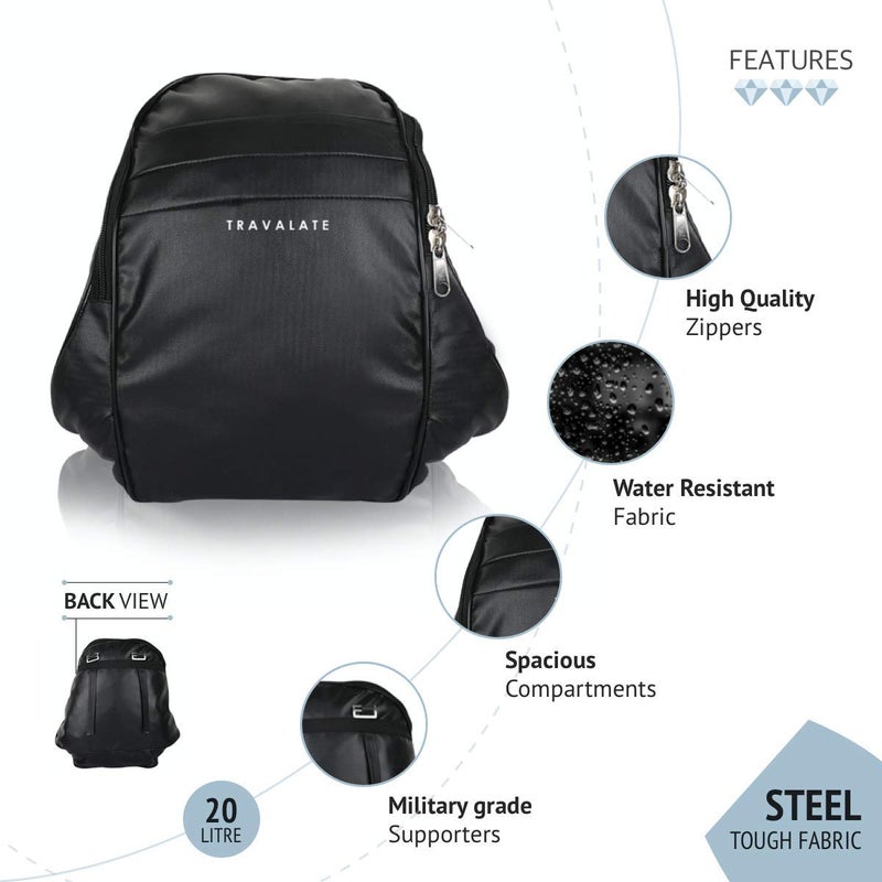 TRAVALATE® Polyester Water-Resistant Motorcycle Saddle Bag, Universal Side Bag/Saddle/Travel Bag/Carrier for All Bike - Image 3
