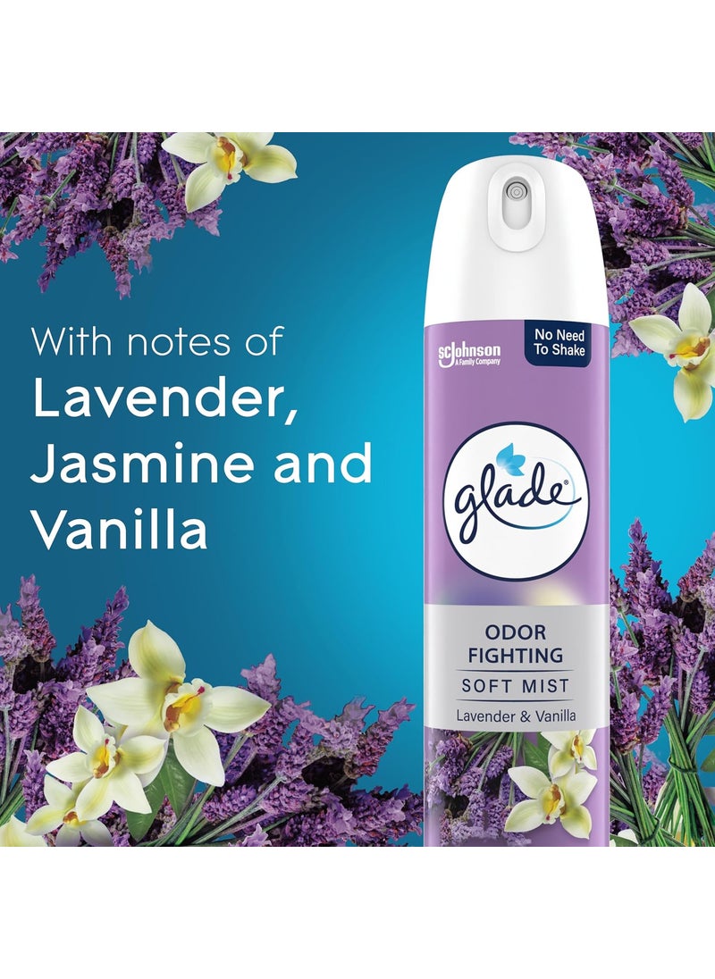 Glade Glade Air Freshener Room Spray Lavender  Vanilla Scent Odor Fighting to Deliver Long Lasting Freshness 8 Oz 2 Count  - Image 4