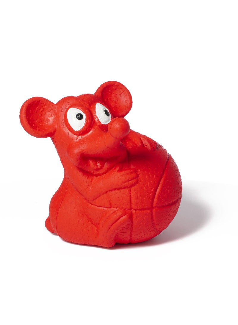 GULFLINK Non Toxic Natural Rubber Squeaky Toy for Dogs Red - Image 2