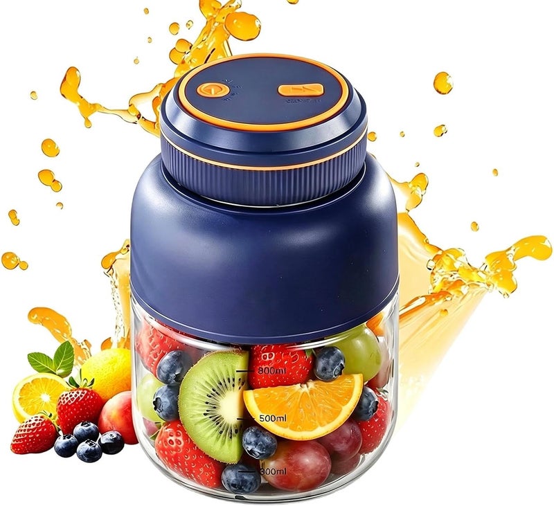 Personal Blender | Cordless Blender 800ml | Personal Blender For Smoothies, For Apartment Hotel School Travel Business Kitchen Gym Travel Bedroom - Image 1