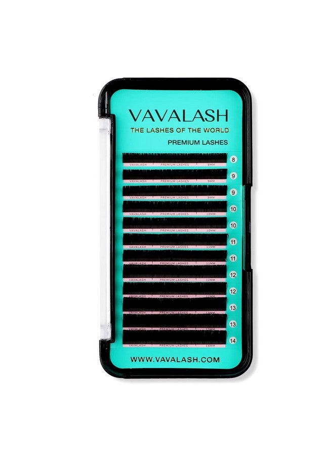 VAVALASH Eyelash Extensions 0.03 Dd Curl 12Mm Lash Extensions Supplies Individual Lashes Premium Silk Volume & Classic Lash Soft Matte Dark Professional Eyelashes Extension (0.03Dd12Mm) - Image 1