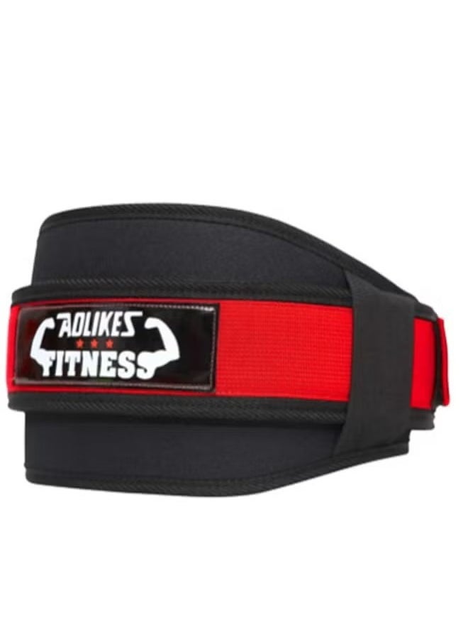 AOLIKES - Professional Comfortable Workout Weight Lifting Waist Belt  Squat & Deadlift Protect Waist Weightlifting Belt,Back Support Bodybuilding Waist Belt for Men Women - Image 1