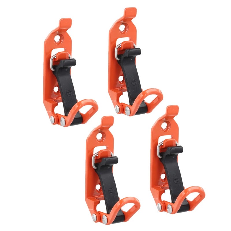 4PCS Shovel Holder Mounting Clamp Quick Release Metal Rubber Clamps Multipurpose Auto Wall Mounting Brackets Car Accessories for RV Boat Truck Trailer Roof Rack - Image 5