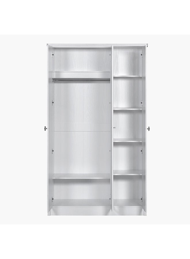 Home Box Cornell 3-Door Wardrobe with Mirror - Image 3