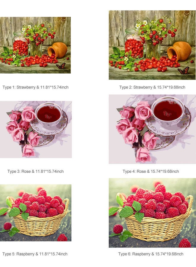 NIBEMINENT 12 x 16 Inch DIY Oil Painting on Canvas Paint Multicolour 22.00 3.00 15.00cm - Image 4