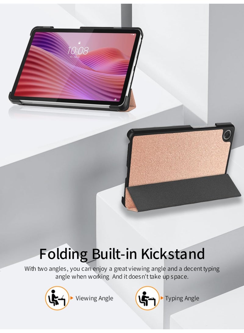 for Lenovo Tab One/ Tab K9 8.7 Tablet Case 2025, Ultra Slim PU Leather Folding Protective Cover Case with Adjustable Soft TPU Back Shell Full Protection Scratch Resistant - Image 4