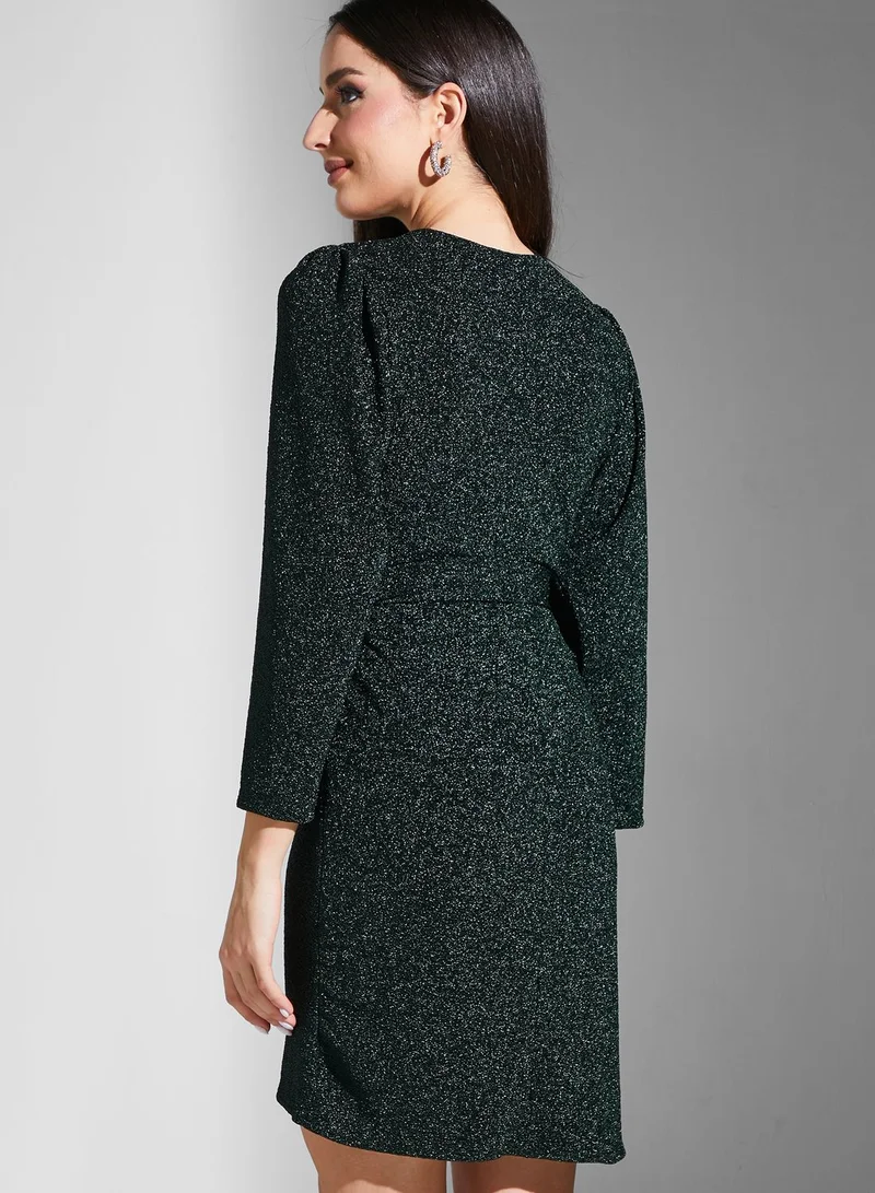 Ella Limited Edition Wrap Shimmer Dress