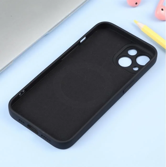 بولهاموبيل Polham Magsafe Compatible iPhone 14 Plus 6.7 inch Silicone Case, Camera Protector, Shock Absorber, Launch Case