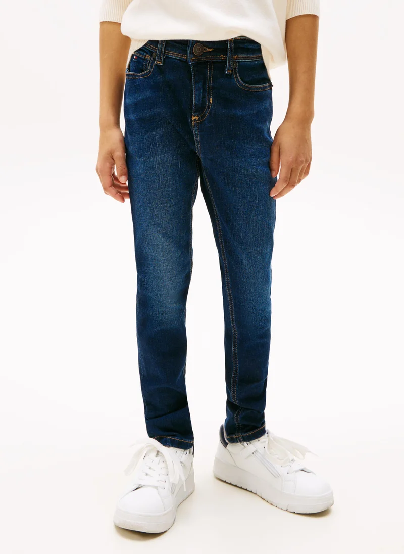 تومي هيلفيغر Kids Scanton Slim Fit Jeans