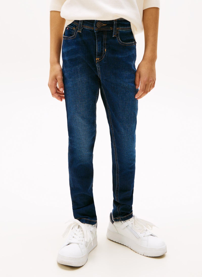 TOMMY HILFIGER Kids Scanton Slim Fit Jeans - Image 1