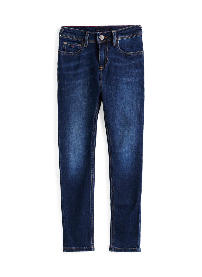 TOMMY HILFIGER Kids Scanton Slim Fit Jeans - Image 5