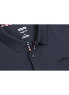 TOREAD TAJJBN81771 Men's Functional Polo T-Shirt Navy Blue  - Image 4
